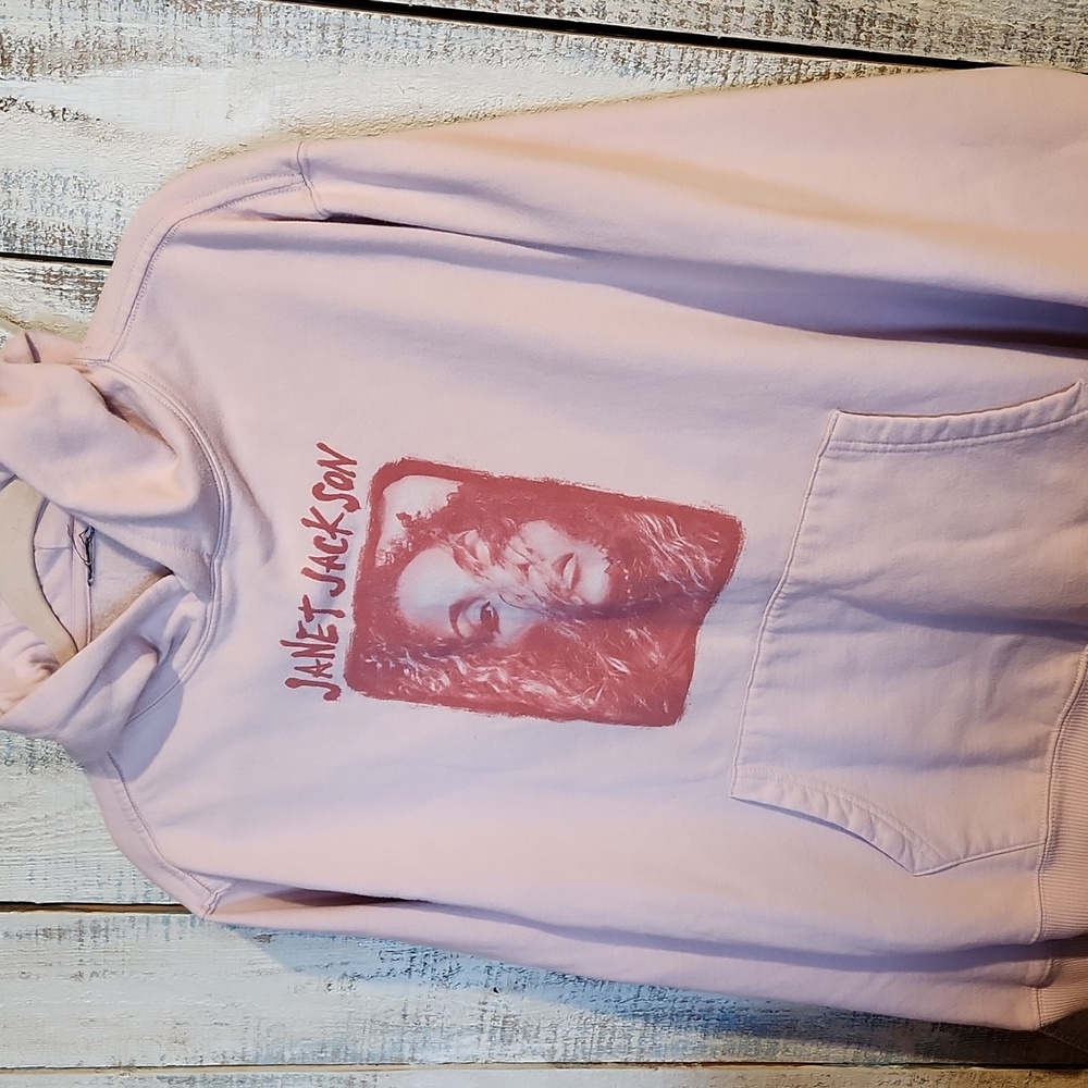 Janet Jackson Pink Hoodie - M